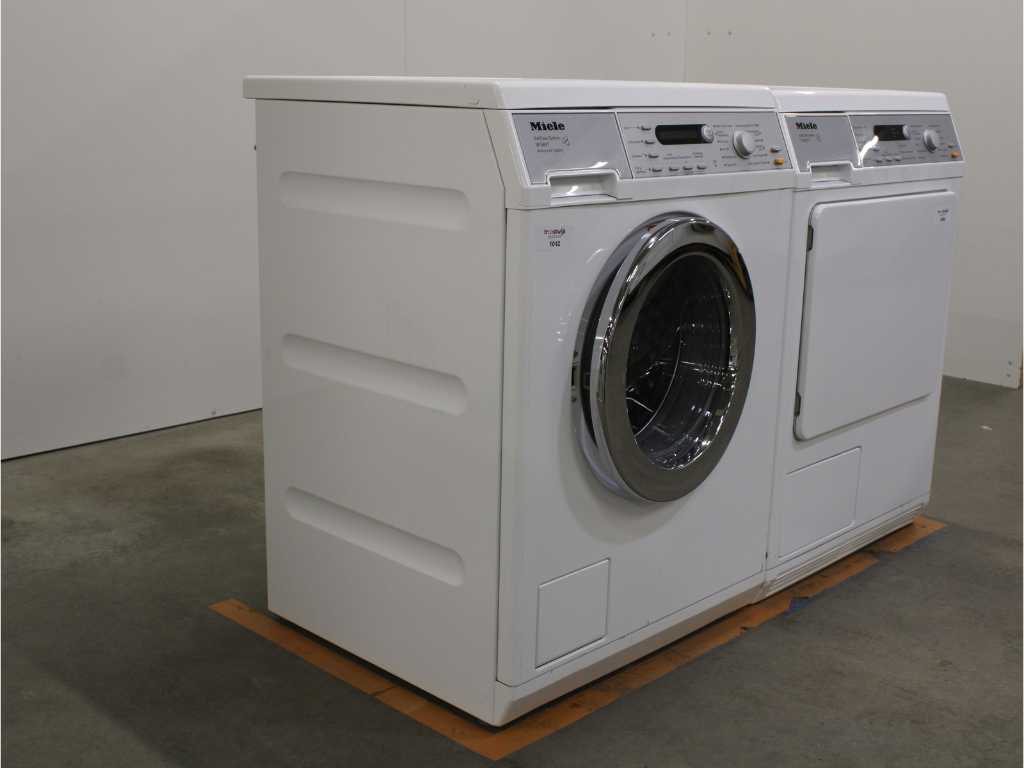 W 5847 Softcare System Wasmachine & Miele T 8803 C Softcare System Droger |  Troostwijk Auctions