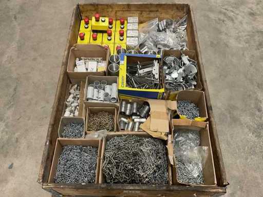 Charge von Installationsmaterialien