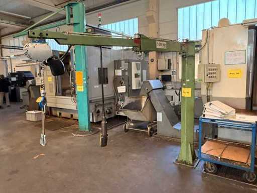Meier-Rädsch - SDK/GK/100 - 2001 - Säulenschwenkkran 100 kg mit Elektrokettenzug