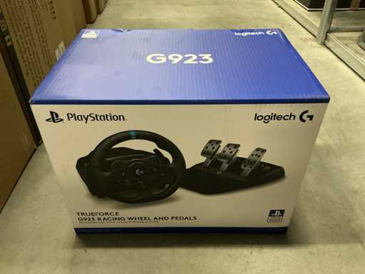 Logitech G923 racing wheel and pedals