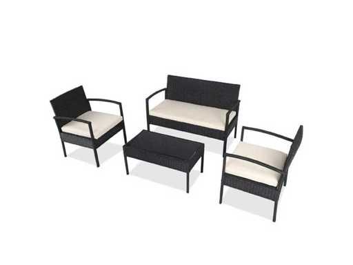 MaxxGarden 88565 Lounge set rattan 4 pieces