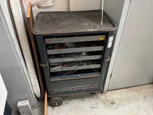 Gedore Adjutant 1580 Tool trolley with contents