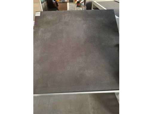 35m² Word Up Nero Lapatto 120x120 rectifié, effet béton