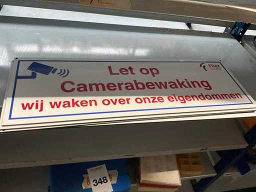 Bewakingsborden (5x)