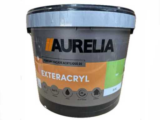 Aurelia - Exteracrylic - Matte Blanc - 15L Paint (3x)
