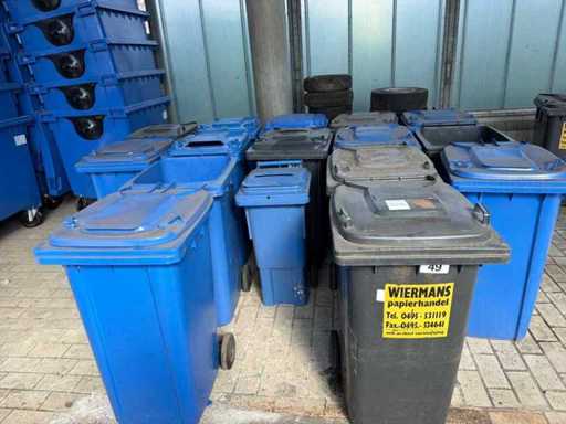 Weber Partij Afvalcontainers met mankementen 240L ( (16x)