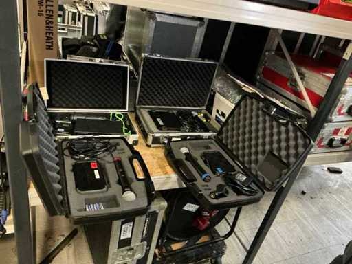 Shure en Sennheiser Funk (4x)