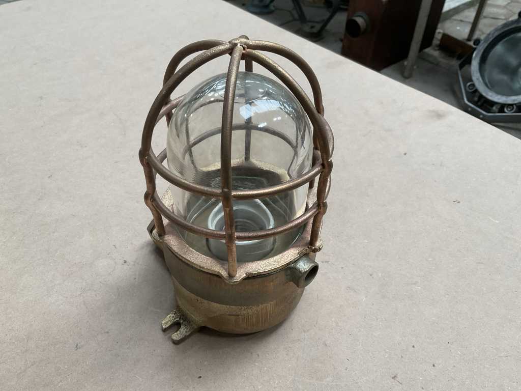 Lampa w stylu vintage granatowa (2x)