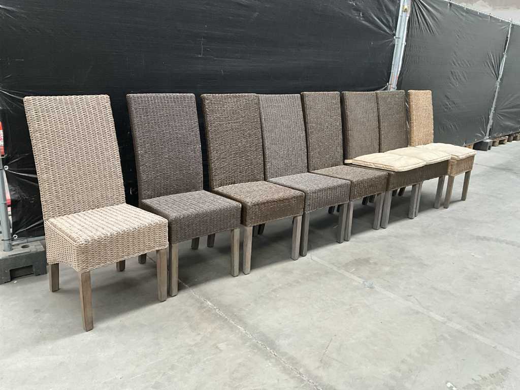 NN various Dining chairs (8x)