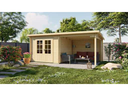 Chappo - Capanno da giardino 28mm 5980x3000x2170mm non trattato