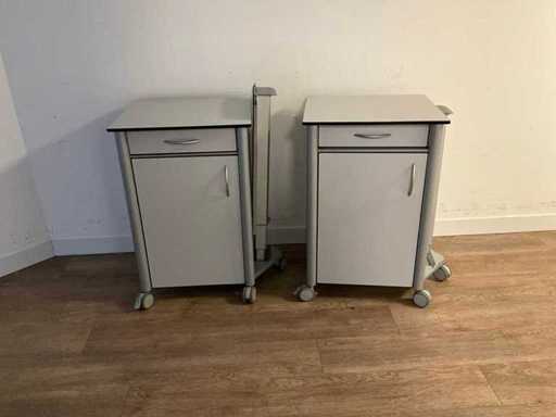 Table de lit extensible/extensible Völker (2x)