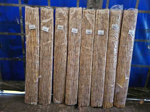 Tuinschutting rietmat (8x)