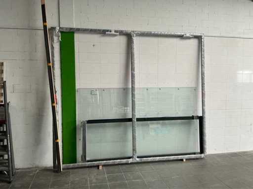 Telaio in alluminio Sunflex, incluso vetro