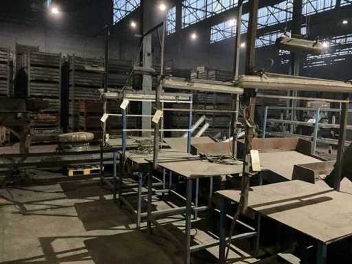 Metal Work Table (3x)