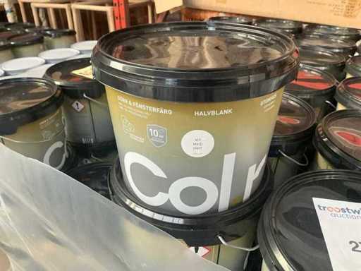 Col.r White 3000 ml peinture extérieure (96x)