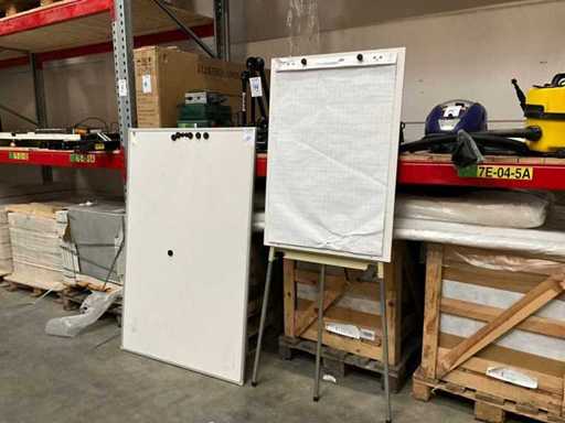 Tablă albă și flipchart