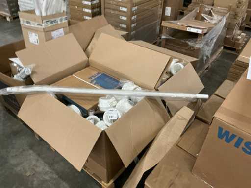 Pallet Wisa installatie materialen