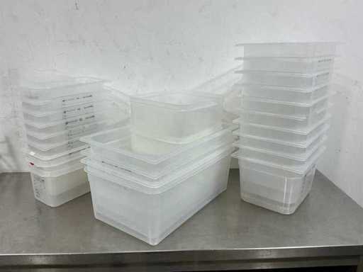 Set kunststof gastronormbakkken