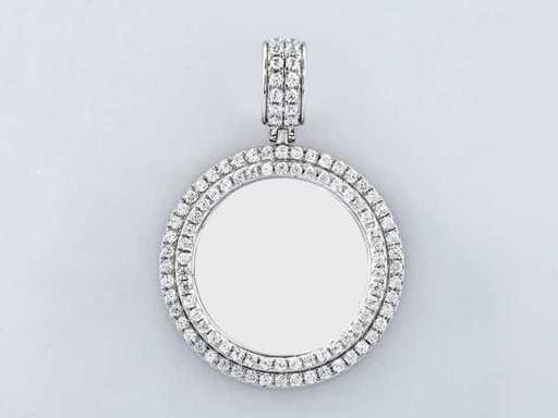 Personalized Photo Pendant - custom any photo or picture on Elegant 925 Sterling Silver pendant