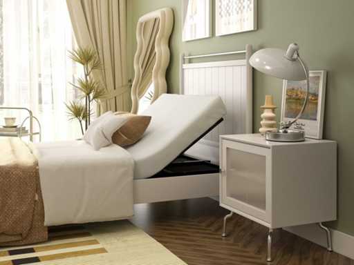 Sommier à lattes à réglage électrique