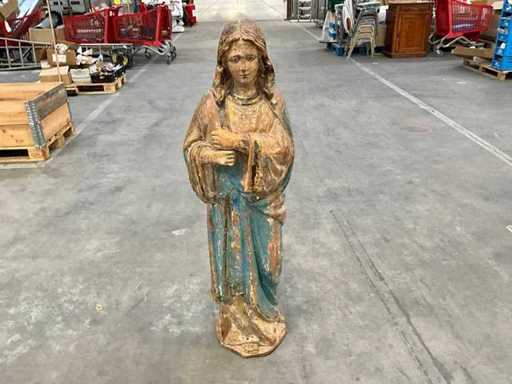 Statue ancienne en bois