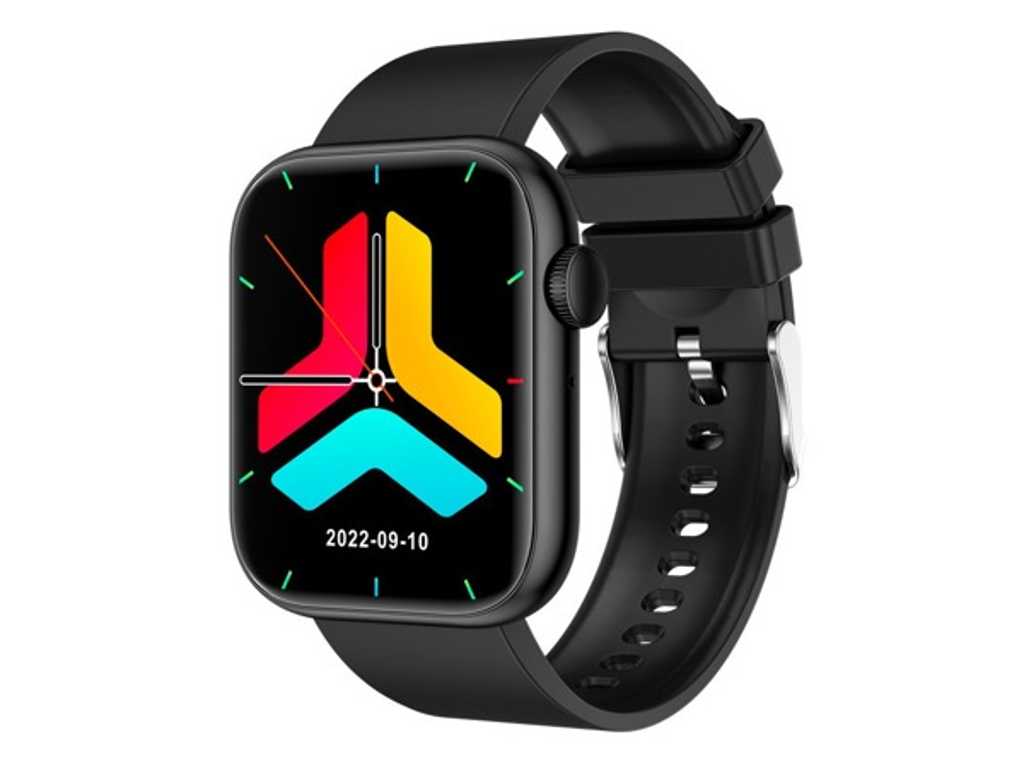 5 Smartwatch horloges Dames & Heren Zwart 