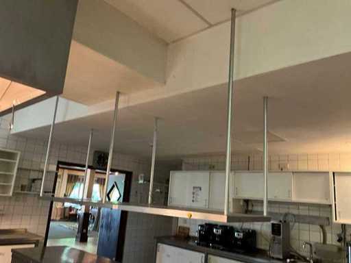 RVS plafond etagère