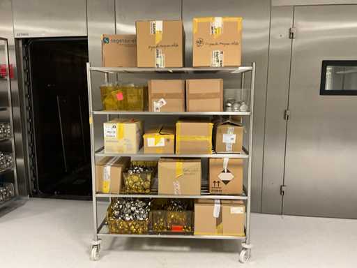 Wagen mit Inhalt aus der Zoohandlung