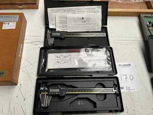 Mitutoyo Absolute digimatic Digital caliper 150 mm (2x)