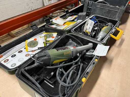 Proxxon - Smerrigliatrice angolare nel caso (2x)