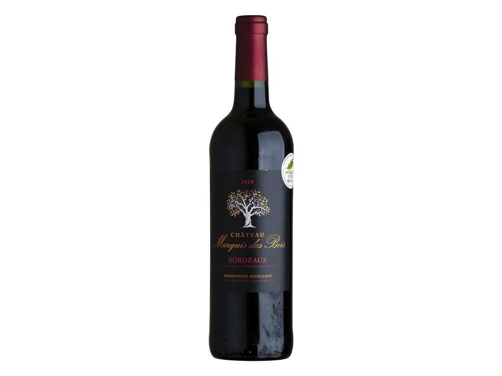 2022 - Marquis des bois AOP Bordeaux - Rode wijn (90x)