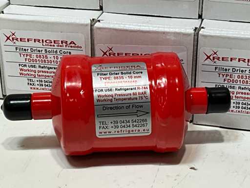 Refrigera FD00108301010 Filterdroger CO2 10mm ODS min. 210cm³ 60bar solid core (10x)