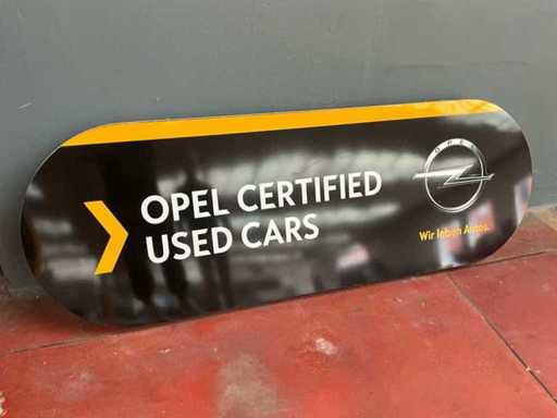 Opel-Werbetafel 
