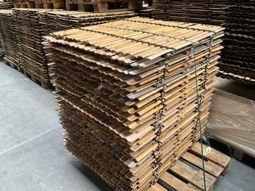 Bambou - Lattes de clôture naturelles - Tali - 900x1000 mm (45 m2) = 1 palette - Tamis à lattes (50x)