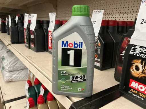 Mobil, capacità 1 litro Olio motore (6x)