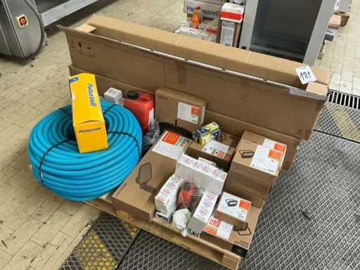 Stock of accessories, spare parts and warehouse stocks