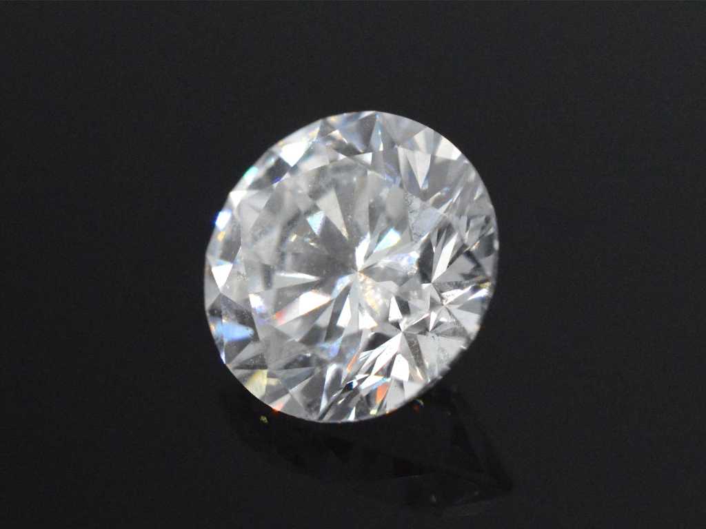 Diamant - 0.83 karaat diamant (gecertificeerd)