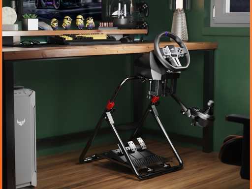 PXN A9 Support de Volant Pliable, Stand pour Volant de Course