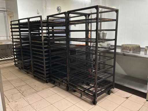 Cărucioare pentru cuptor de brutărie (6x)