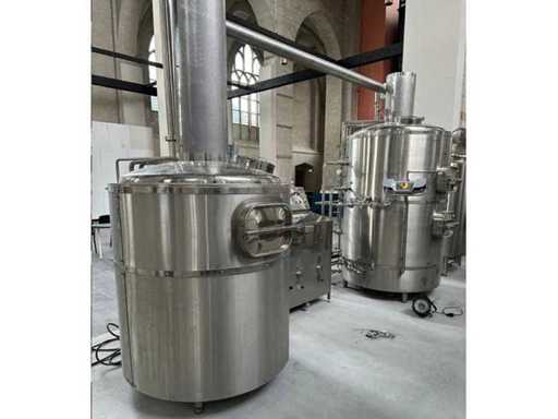 Brewhouse, kettles, chillers, process machines for the brewing industry