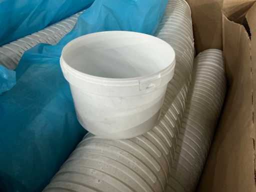 Série de seaux en plastique