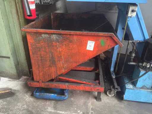 Afval kipcontainer
