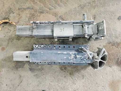 Jost - Alluminio 80 cm Massimo 144 cm - Gambe di supporto