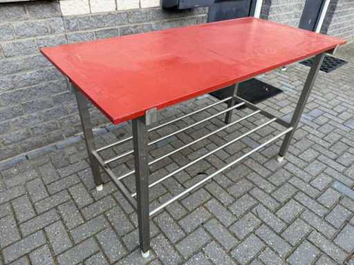 Inox - 150cm - Rvs snijtafel
