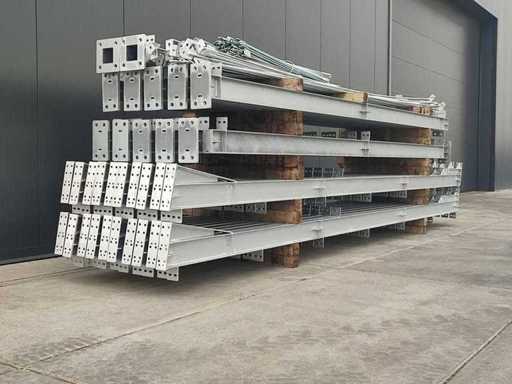 Steel, halls construction and profiles