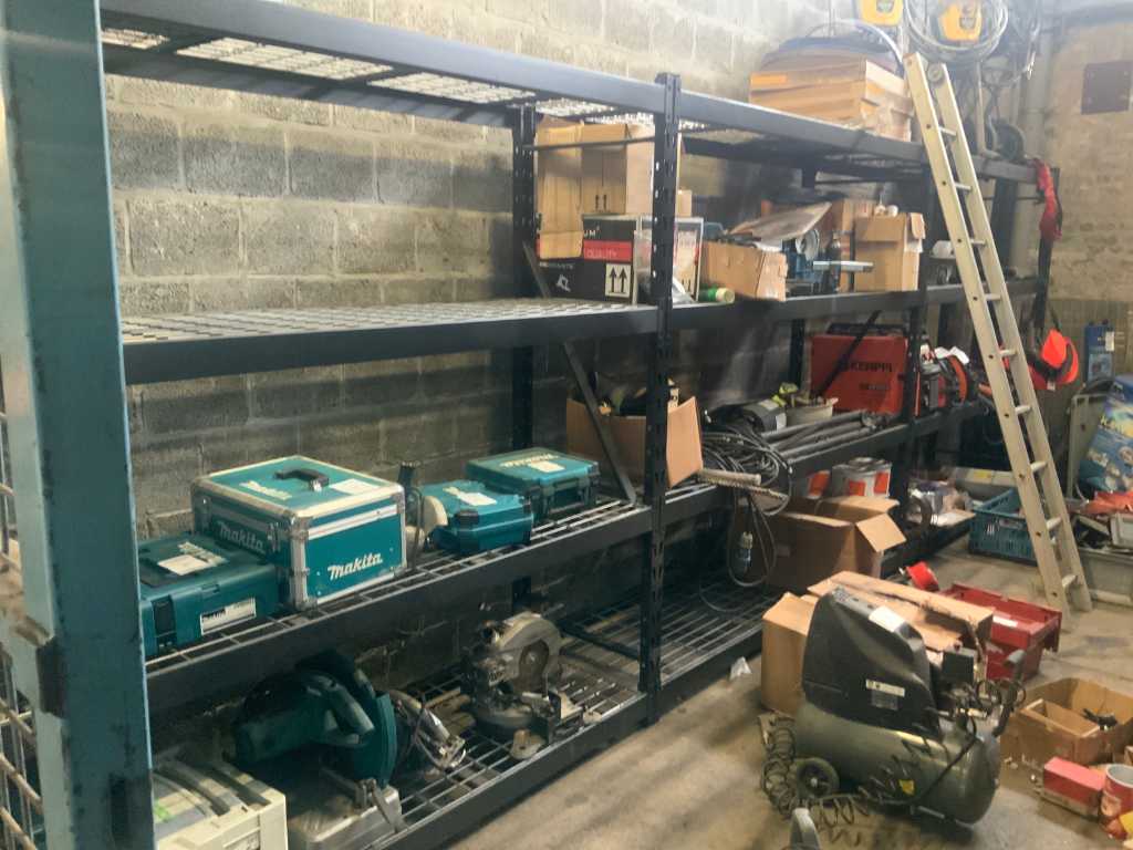 Warehouse racking without contents