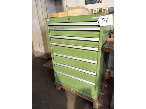 BEDRUNKA HIRTH Workshop Drawer Cabinet with Contents