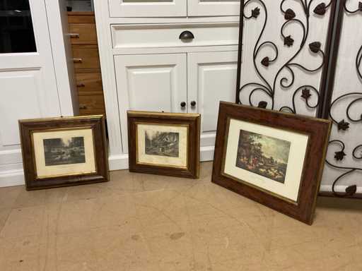 Gemälde und Spiegel