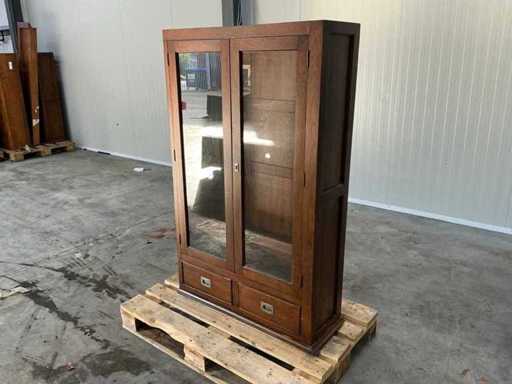 Vitrine oder Wandvitrine 145x85,5x30,5 cm