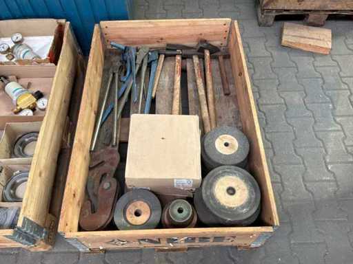 Schweißdraht, Handwerkzeuge und Schleifscheiben